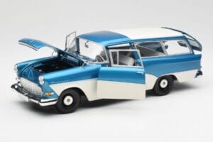 Opel Rekord P1 Caravan Μπλε Metallic Minichamps 1:18 180043210 Μέταλλο - εικόνα 2 από 8