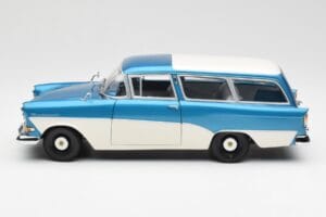 Opel Rekord P1 Caravan Μπλε Metallic Minichamps 1:18 180043210 Μέταλλο - εικόνα 4 από 8