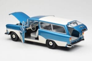 Opel Rekord P1 Caravan Μπλε Metallic Minichamps 1:18 180043210 Μέταλλο - εικόνα 5 από 8