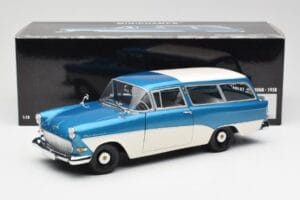 Opel Rekord P1 Caravan Μπλε Metallic Minichamps 1:18 180043210 Μέταλλο - εικόνα 8 από 8