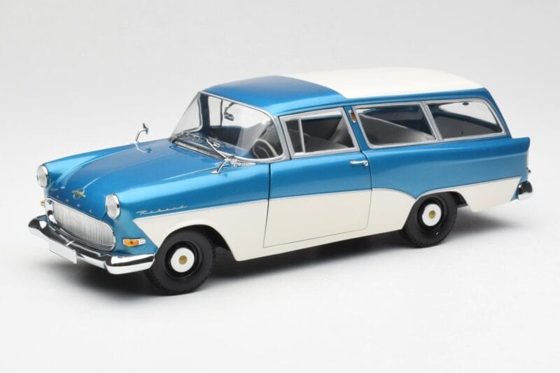 Opel Rekord P1 Caravan Μπλε Metallic Minichamps 1:18 180043210 Μέταλλο
