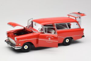 Opel Rekord P1 Caravan Feuerwehr Neuenkirchen Minichamps 1:18 180043291 Μέταλλο - εικόνα 2 από 8