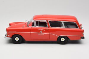 Opel Rekord P1 Caravan Feuerwehr Neuenkirchen Minichamps 1:18 180043291 Μέταλλο - εικόνα 4 από 8