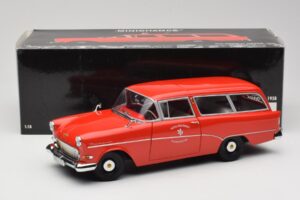 Opel Rekord P1 Caravan Feuerwehr Neuenkirchen Minichamps 1:18 180043291 Μέταλλο - εικόνα 8 από 8