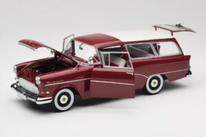 Opel Rekord P1 Caravan Κόκκινο Minichamps 1:18 180043211 Μέταλλο - εικόνα 2 από 8