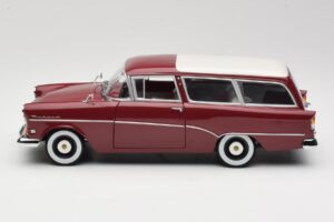 Opel Rekord P1 Caravan Κόκκινο Minichamps 1:18 180043211 Μέταλλο - εικόνα 4 από 8