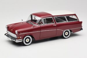 Opel Rekord P1 Caravan Κόκκινο Minichamps 1:18 180043211 Μέταλλο