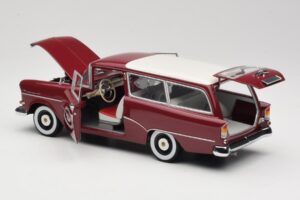 Opel Rekord P1 Caravan Κόκκινο Minichamps 1:18 180043211 Μέταλλο - εικόνα 5 από 8