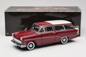 Opel Rekord P1 Caravan Κόκκινο Minichamps 1:18 180043211 Μέταλλο - εικόνα 8 από 8