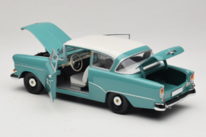 Opel Rekord P1 Τυρκουάζ Μπλε Minichamps 1:18 180043200 Μέταλλο - εικόνα 5 από 8