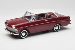 Opel Rekord P2 Σκούρο Κόκκινο & Λευκό BoS Models 1:18 BOS415 Ρητίνη