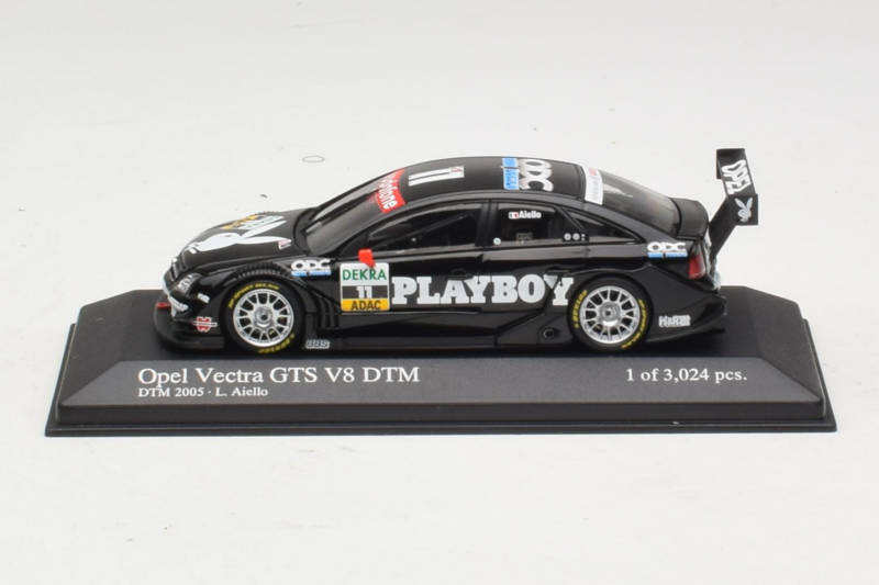 Opel Vectra GTS V8 #11 Playboy L. Aiello DTM 2005 Minichamps 1:43 436054611 Μέταλλο