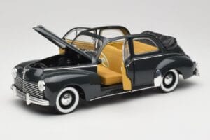 Peugeot 203 Καμπριολέ Μαύρο Solido 1:18 8156 Μέταλλο - εικόνα 2 από 8