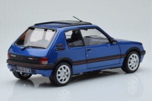 Peugeot 205 GTi 1.9 Με Ηλιοροφή Miami Μπλε Norev 1:18 184844 Μέταλλο - εικόνα 3 από 8