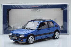 Peugeot 205 GTi 1.9 Με Ηλιοροφή Miami Μπλε Norev 1:18 184844 Μέταλλο - εικόνα 8 από 8
