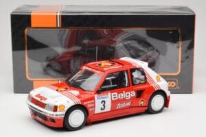 Peugeot 205 T16 #3 B. Darniche / A. Mahe Rally Ypres 1985 IXO 1:18 18RMC135 Μέταλλο - εικόνα 6 από 6