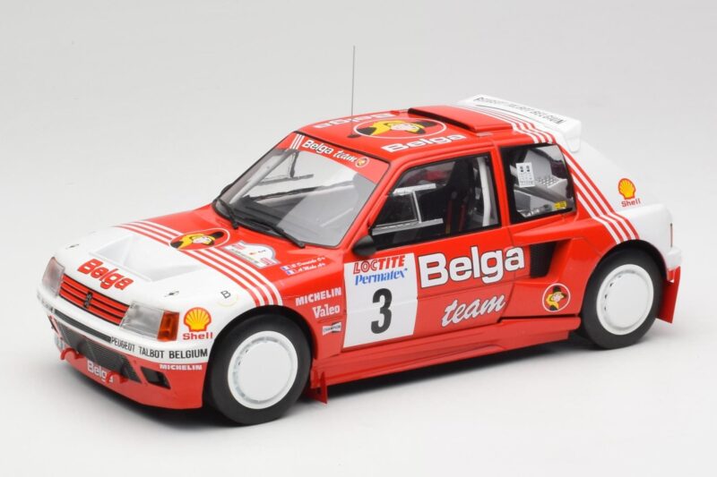 Peugeot 205 T16 #3 B. Darniche / A. Mahe Rally Ypres 1985 IXO 1:18 18RMC135 Μέταλλο