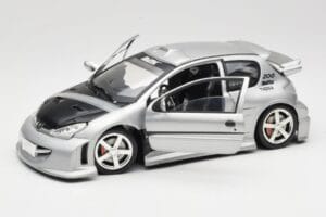 Peugeot 206 MTK Ασημί Solido 1:18 1817 Μέταλλο - εικόνα 2 από 8