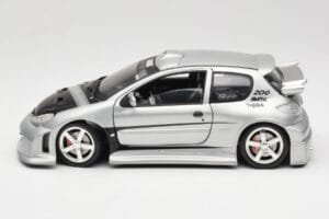 Peugeot 206 MTK Ασημί Solido 1:18 1817 Μέταλλο - εικόνα 4 από 8