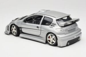 Peugeot 206 MTK Ασημί Solido 1:18 1817 Μέταλλο - εικόνα 7 από 8