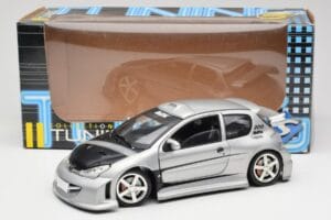 Peugeot 206 MTK Ασημί Solido 1:18 1817 Μέταλλο - εικόνα 8 από 8