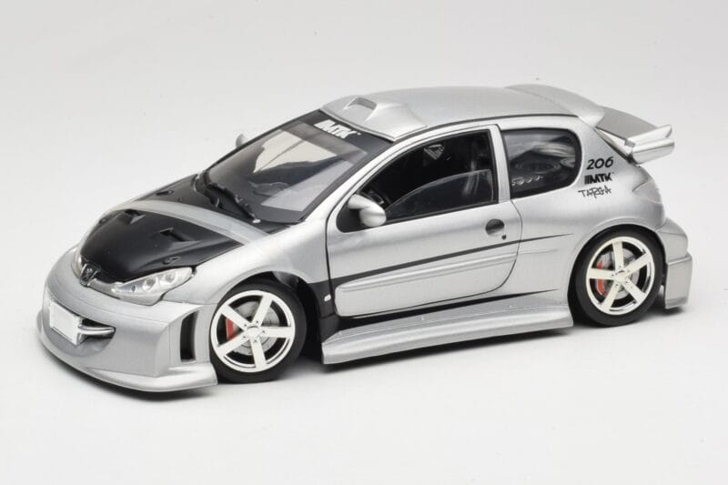 Peugeot 206 MTK Ασημί Solido 1:18 1817 Μέταλλο