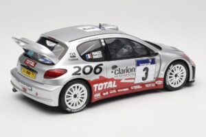 Peugeot 206 WRC #3 G. Panizzi / H. Panizzi Rally Tour de Corse 2002 Otto 1:18 OT1085 Ρητίνη - εικόνα 2 από 6