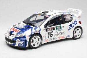 Peugeot 206 WRC G. Panizzi / H. Panizzi Tour de Corse 1999 Otto 1:12 G081 Ρητίνη