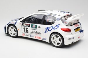 Peugeot 206 WRC G. Panizzi / H. Panizzi Tour de Corse 1999 Otto 1:12 G081 Ρητίνη - εικόνα 5 από 6