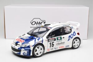 Peugeot 206 WRC G. Panizzi / H. Panizzi Tour de Corse 1999 Otto 1:12 G081 Ρητίνη - εικόνα 6 από 6