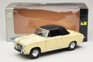 Peugeot 403 Καμπριολέ Μπεζ Welly 1:18 12551HW Μέταλλο - εικόνα 6 από 6