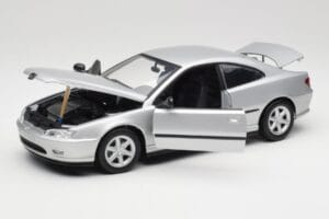 Peugeot 406 Coupe Ασημί Gate 1:18 01024 Μέταλλο - εικόνα 2 από 8