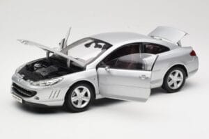 Peugeot 407 Coupe Ασημί Norev 1:18 184747 Μέταλλο - εικόνα 2 από 8