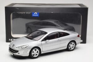 Peugeot 407 Coupe Ασημί Norev 1:18 184747 Μέταλλο - εικόνα 8 από 8