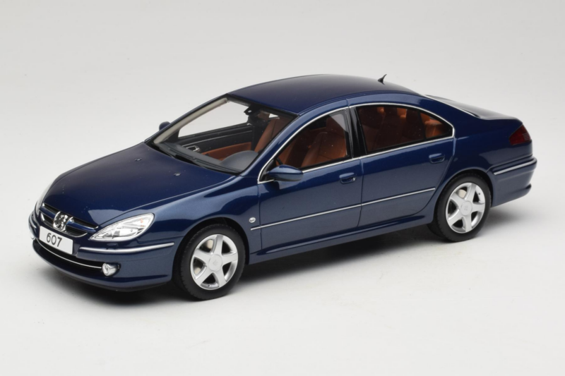 Peugeot 607 Phase II 3.0 V6 Μπλε Otto 1:18 OT485 Ρητίνη