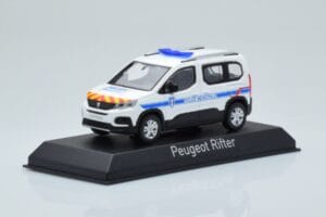 Peugeot Rifter Police Municipale Λευκό Norev 1:43 479067 Μέταλλο - εικόνα 2 από 4
