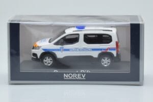 Peugeot Rifter Police Municipale Λευκό Norev 1:43 479067 Μέταλλο - εικόνα 4 από 4