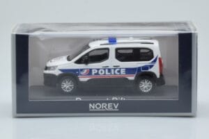 Peugeot Rifter Police Nationale Λευκό Norev 1:43 479065 Μέταλλο - εικόνα 4 από 4