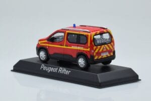Peugeot Rifter Pompiers Secours Medical Κόκκινο Norev 1:43 479070 Μέταλλο - εικόνα 3 από 4
