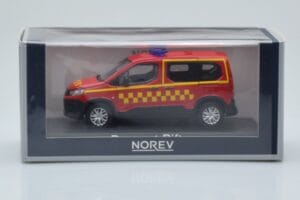 Peugeot Rifter Sapeurs Pompiers Κόκκινο Norev 1:43 479071 Μέταλλο - εικόνα 4 από 4