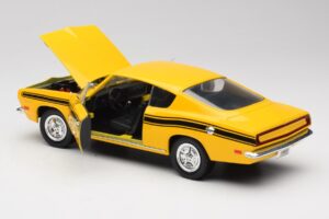 Plymouth Barracuda Κίτρινο Road Legends 1:18 92178 Μέταλλο - εικόνα 5 από 8