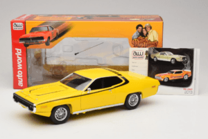 Plymouth Satellite Daisy Dukes of Hazzard Auto World 1:18 AWSS105/06 Μέταλλο - εικόνα 8 από 8
