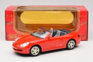 Porsche 911 996 Καμπριολέ Κόκκινο Mira 1:18 06930 Μέταλλο - εικόνα 8 από 8