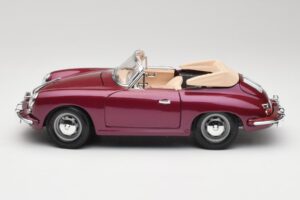 Porsche 356B Καμπριολέ Μελιτζανί Bburago 1:18 3021-M4 Μέταλλο - εικόνα 4 από 8