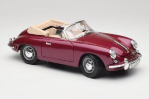 Porsche 356B Καμπριολέ Μελιτζανί Bburago 1:18 3021-M4 Μέταλλο - εικόνα 6 από 8
