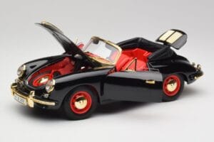 Porsche 356B Καμπριολέ Μαύρο Bburago 1:18 3031D Μέταλλο - εικόνα 2 από 8