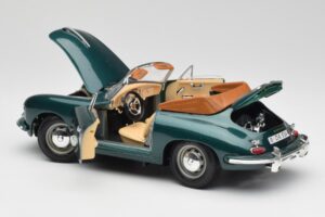 Porsche 356B Καμπριολέ Πράσινο Bburago 1:18 3051-M1 Μέταλλο - εικόνα 5 από 8