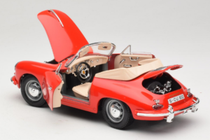 Porsche 356B Καμπριολέ Κόκκινο Tchibo 1:18 45703 Μέταλλο - εικόνα 5 από 8