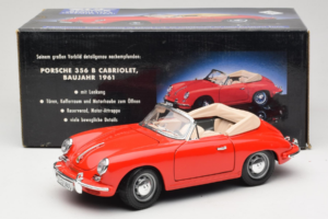 Porsche 356B Καμπριολέ Κόκκινο Tchibo 1:18 45703 Μέταλλο - εικόνα 8 από 8