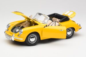 Porsche 356B Καμπριολέ Κίτρινο Bburago 1:18 3031 Μέταλλο - εικόνα 2 από 8